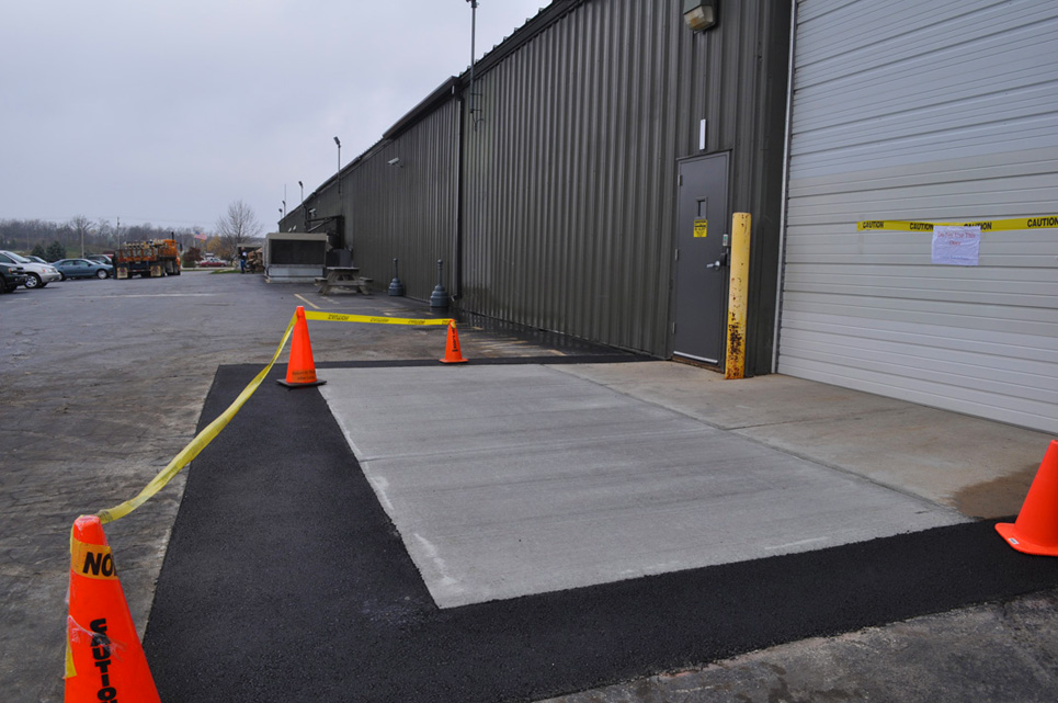 Concrete driveway Racine County